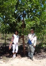 Kochurani and Dexter Dombro doing afforestation